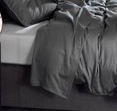 Laken Satinado Classic Anthracite - 100% Katoen-Satijn